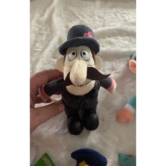 RARE Rudolph the red nosed reindeer plush set of 6 new with tags vintage rare - Picture 5 of 9